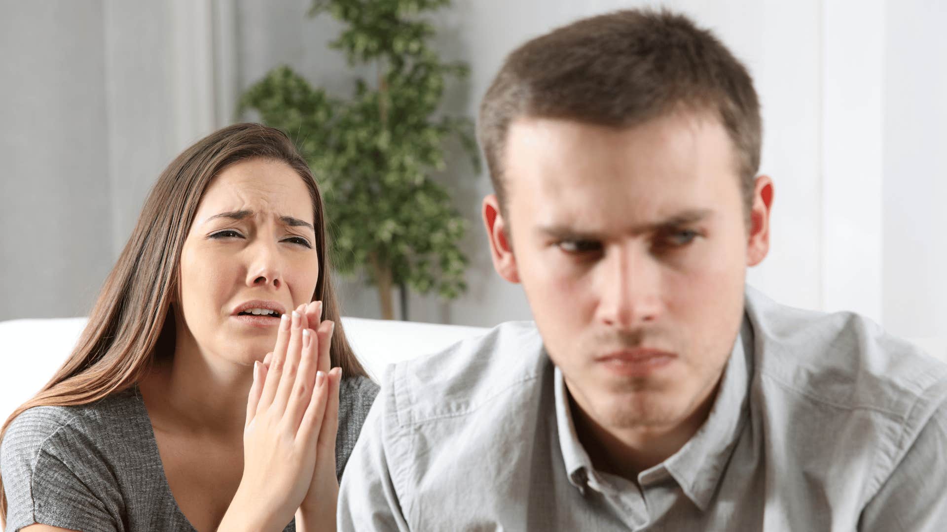 Woman tries to please narcissistic man