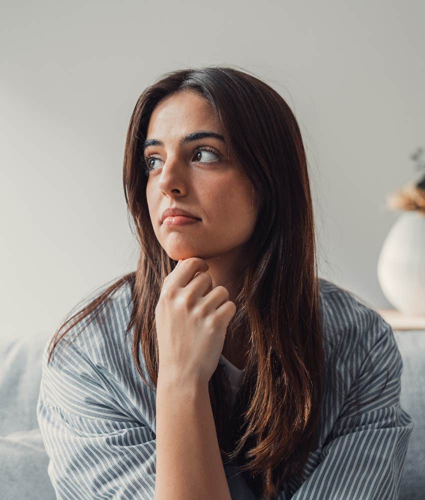 woman letting missing coexist with moving on after a breakup