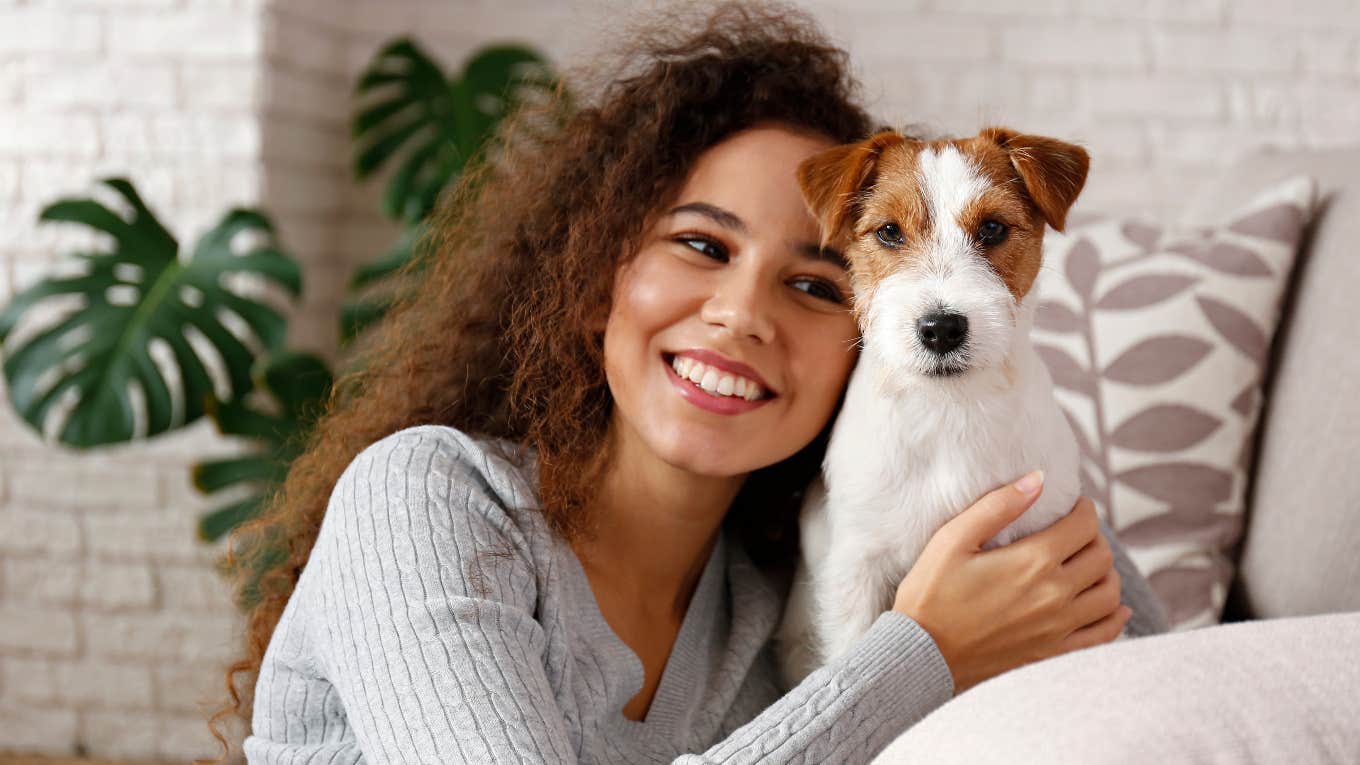 dog and favorite person