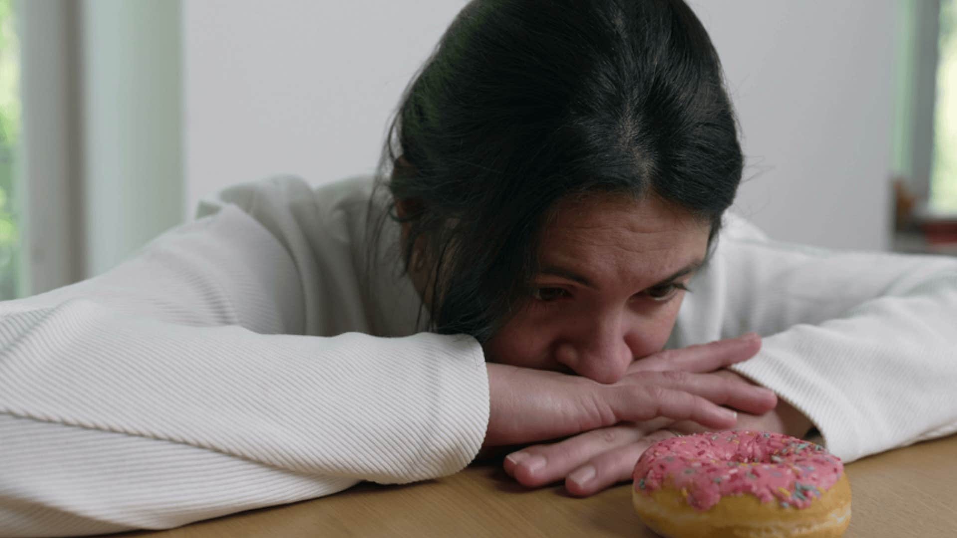 woman experiencing delayed gratification 