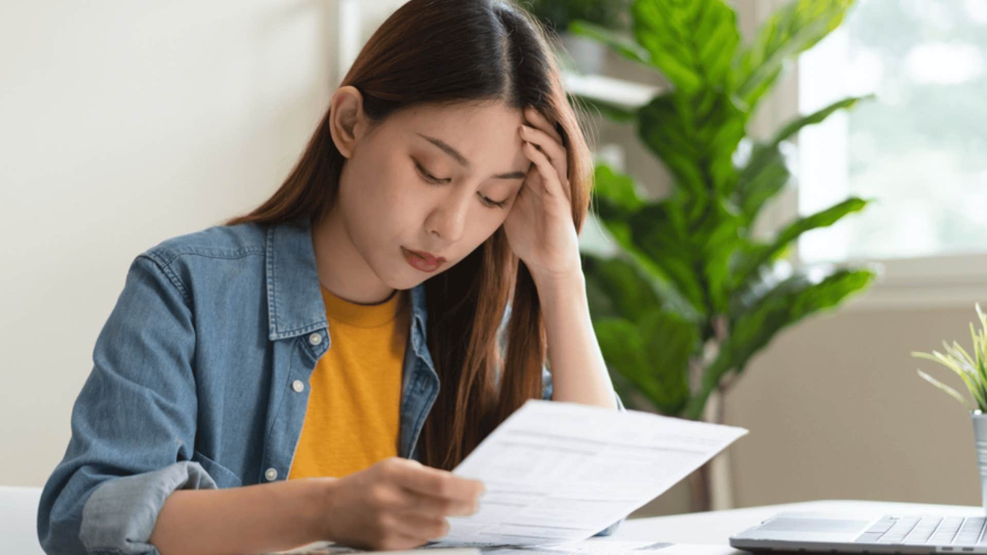 woman learning true cost of living 