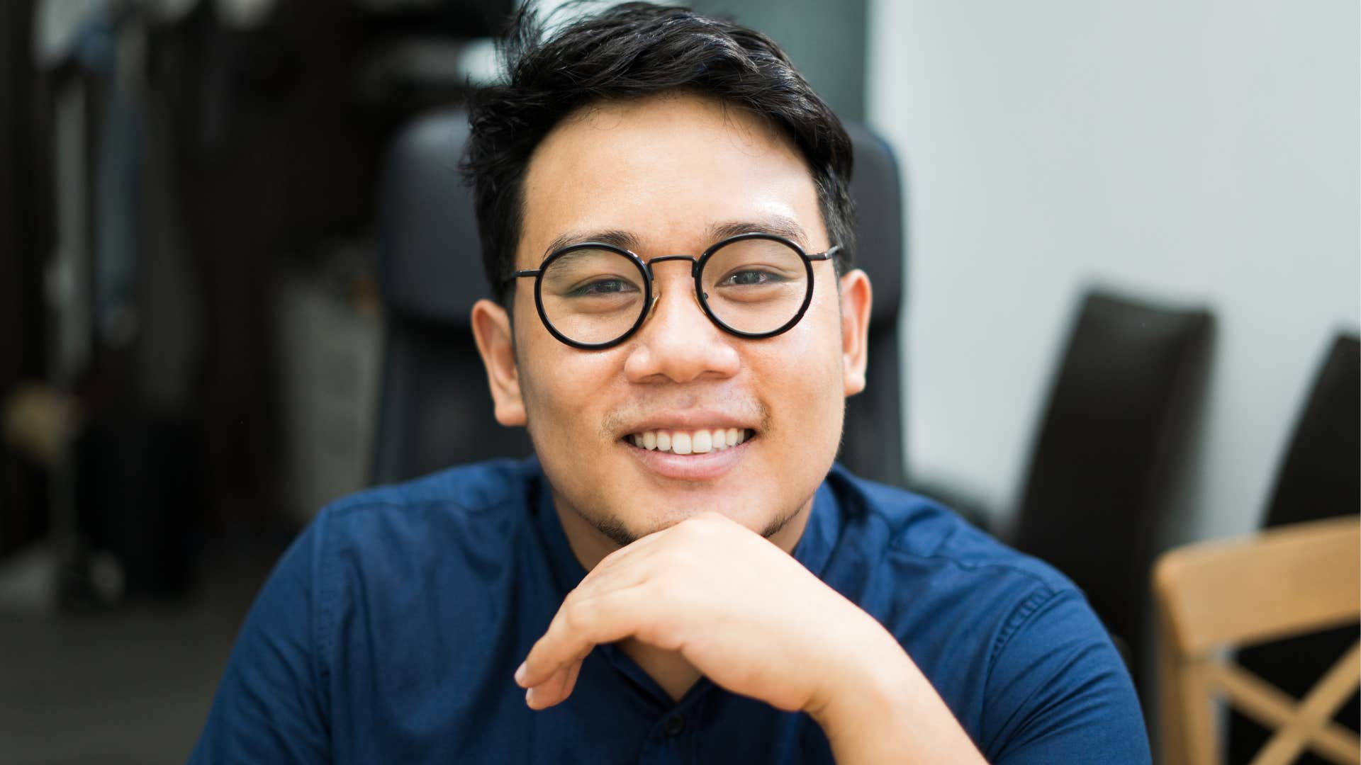 Happy man stopped tying to be everything to eveyrone
