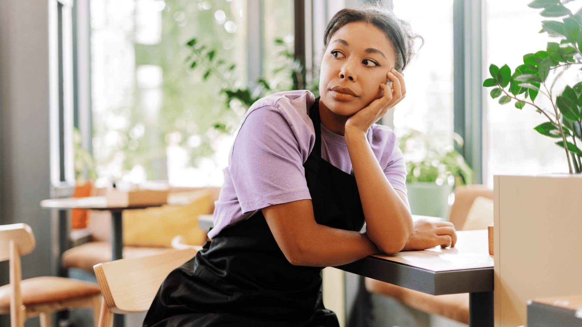 woman at work stressed out over lack of work-life balance