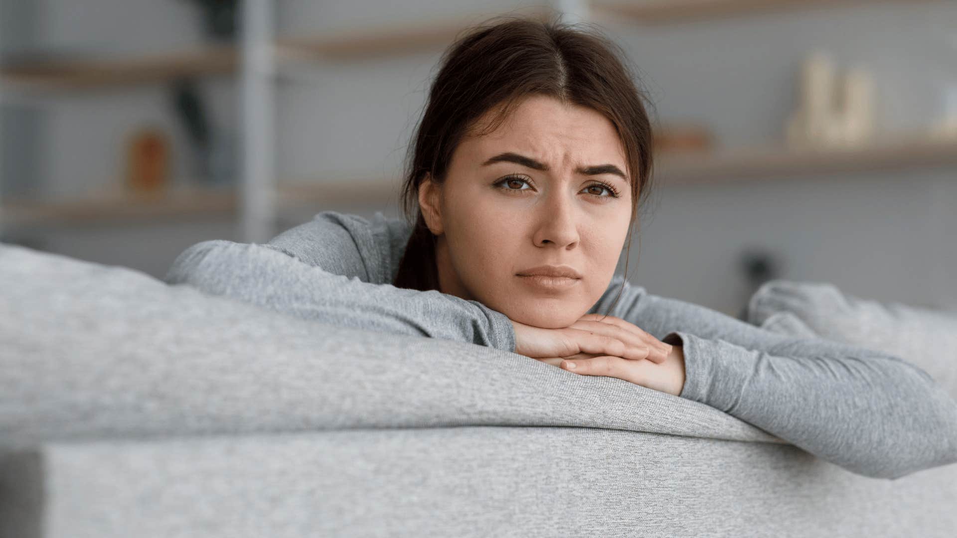 millennial woman upset at her dreams not coming true