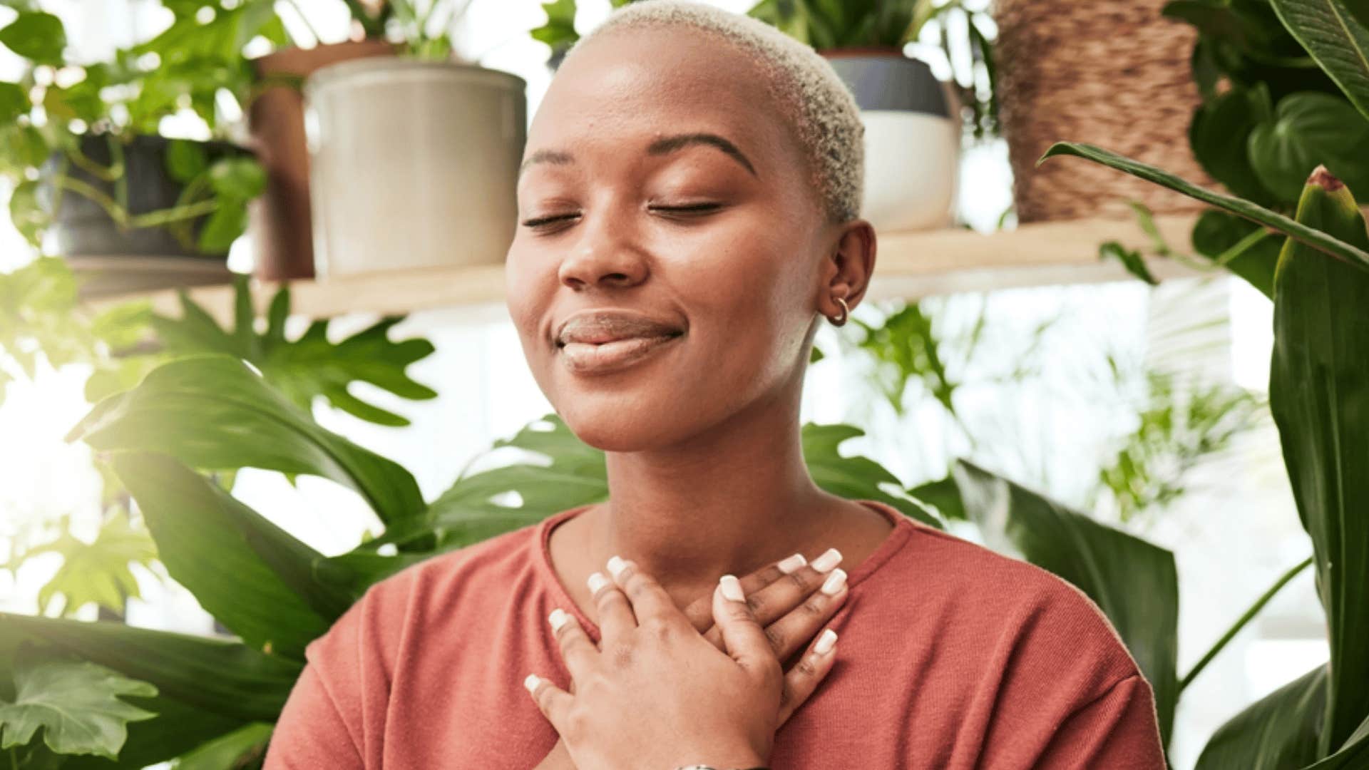 woman handling stress 