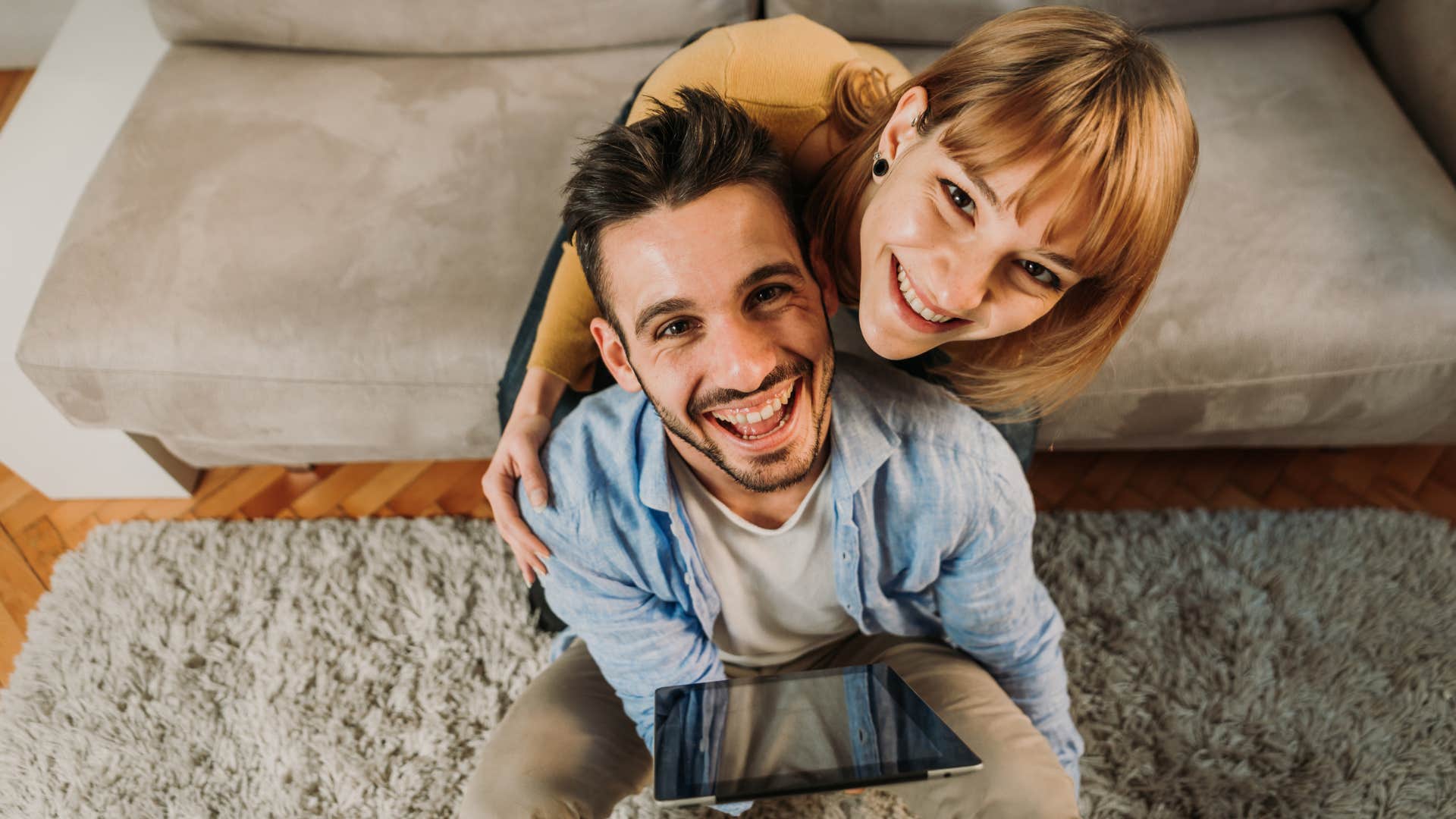 gen z couple not wanting kids smiling