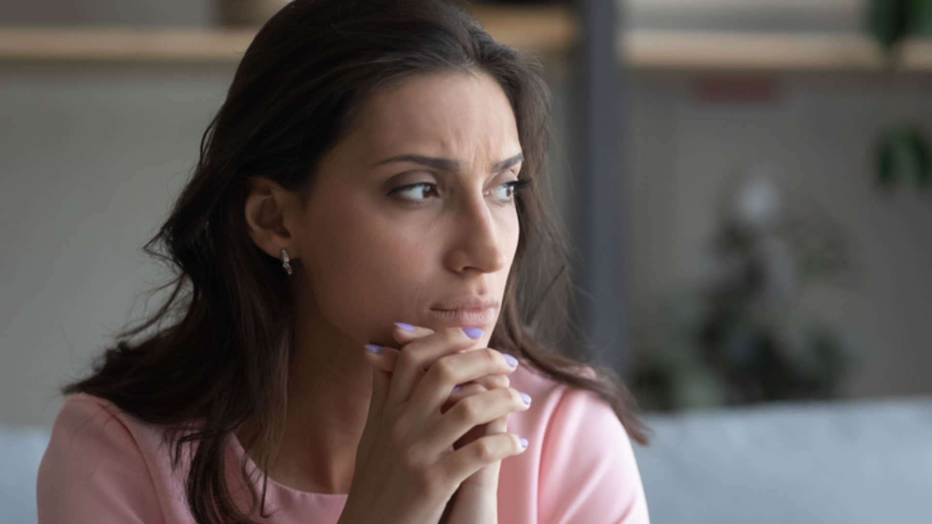 woman avoiding making decisions