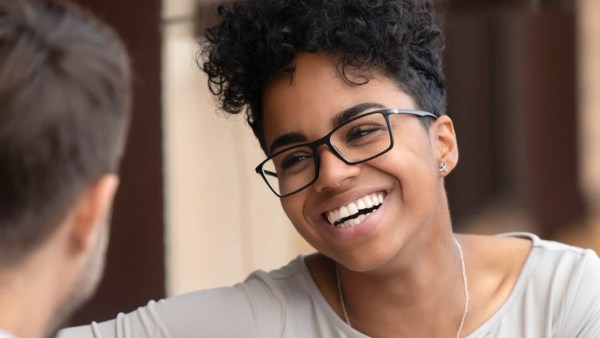 woman using sarcasm to cope