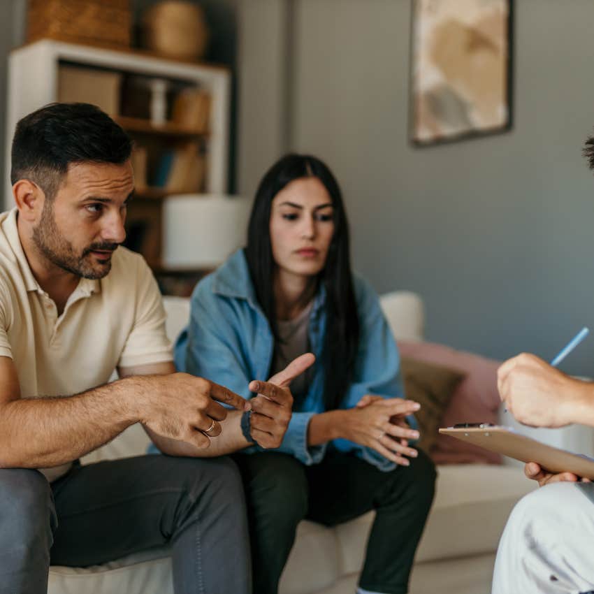 couple with question about marriage being over