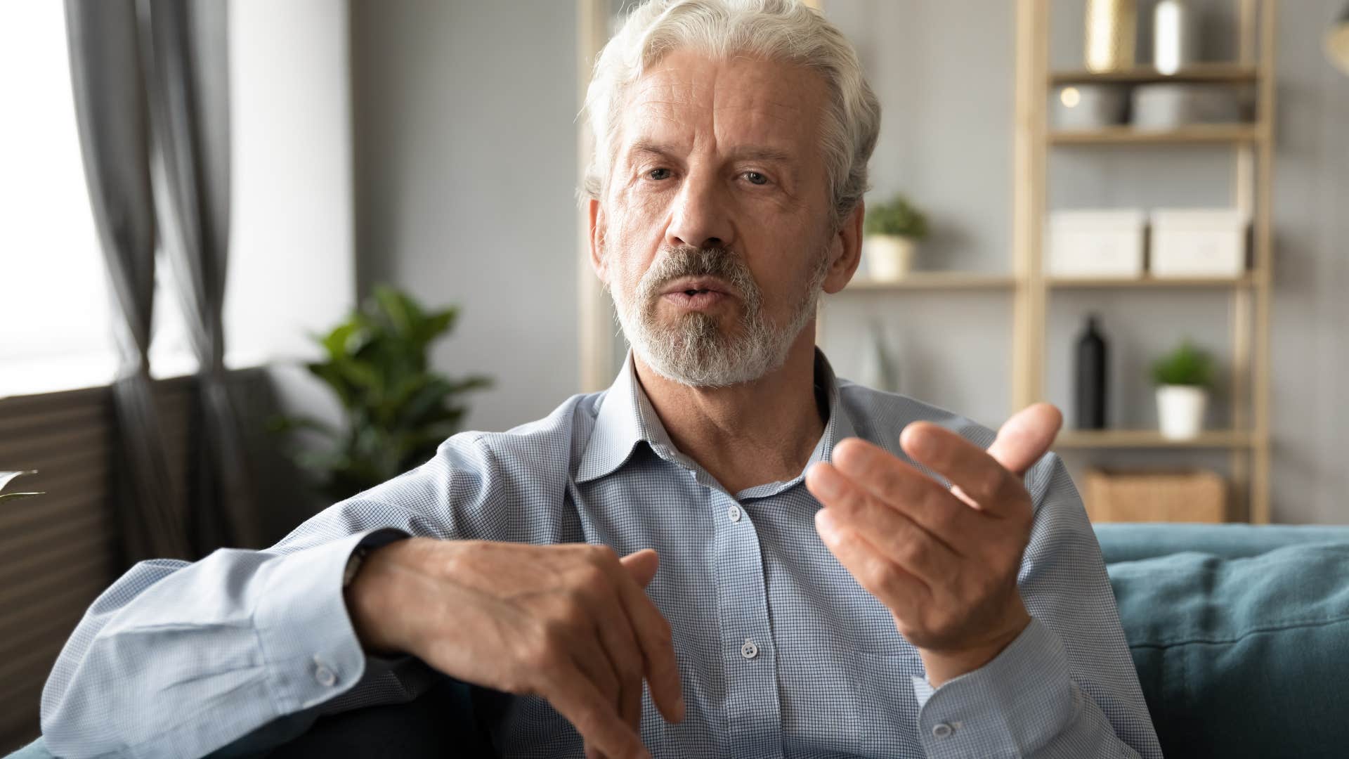 man giving unsolicited advice