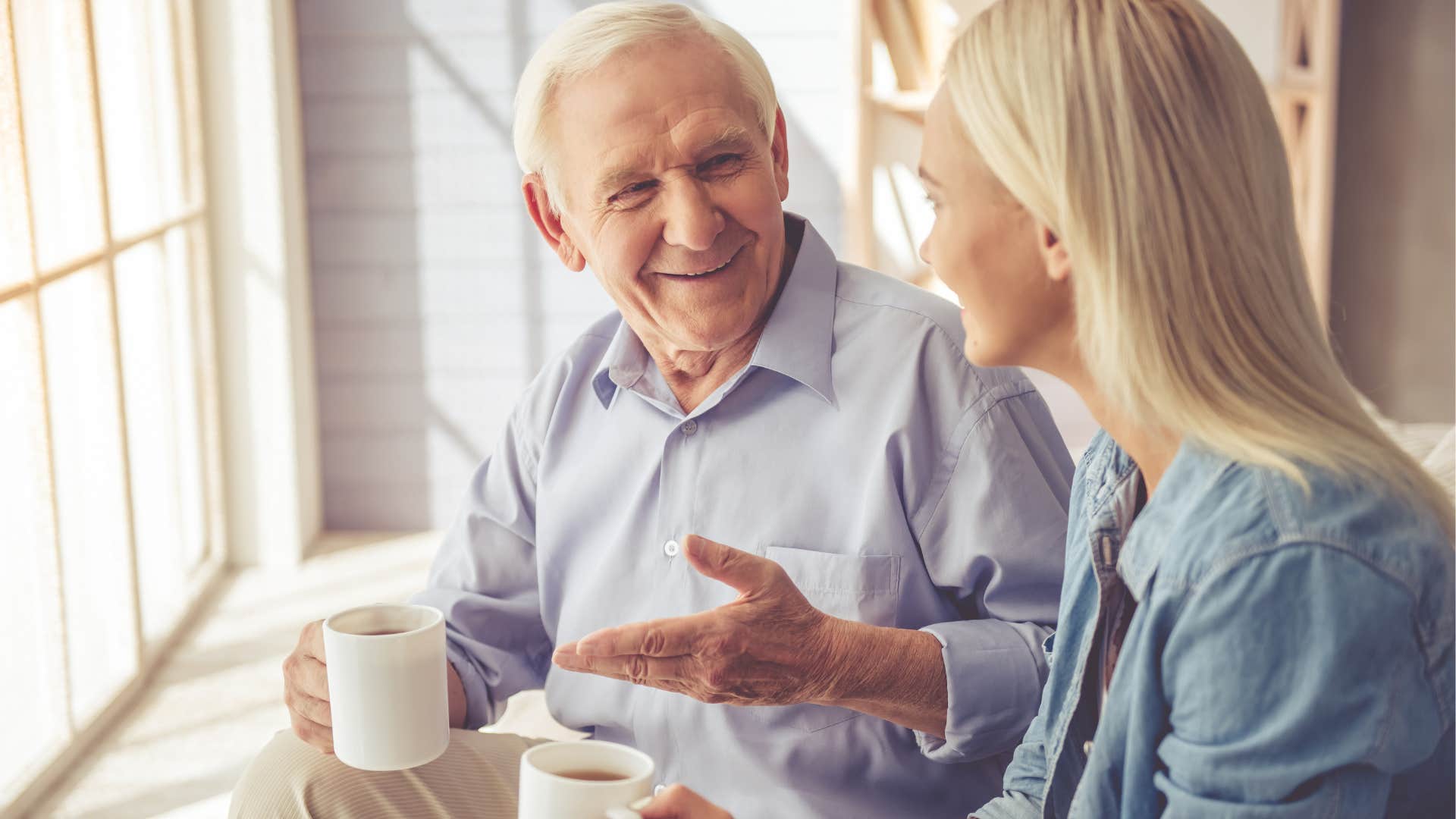 man making crude jokes to his partner