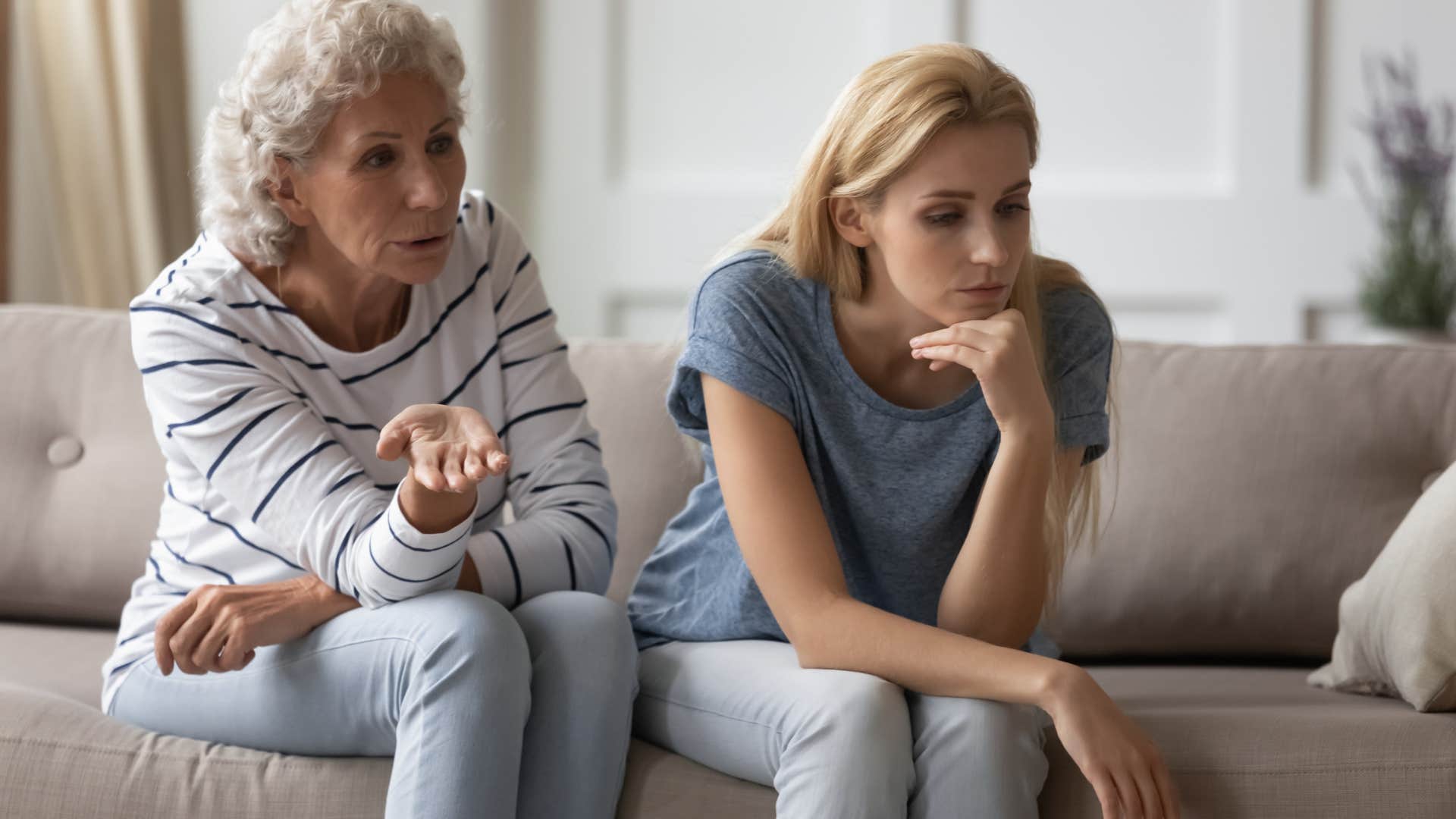 boomer woman being flippant gen z daughters mental health