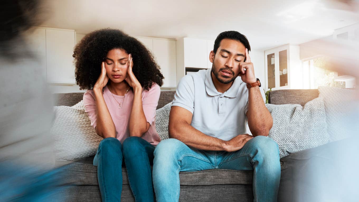Parents trying to keep marriage alive. 