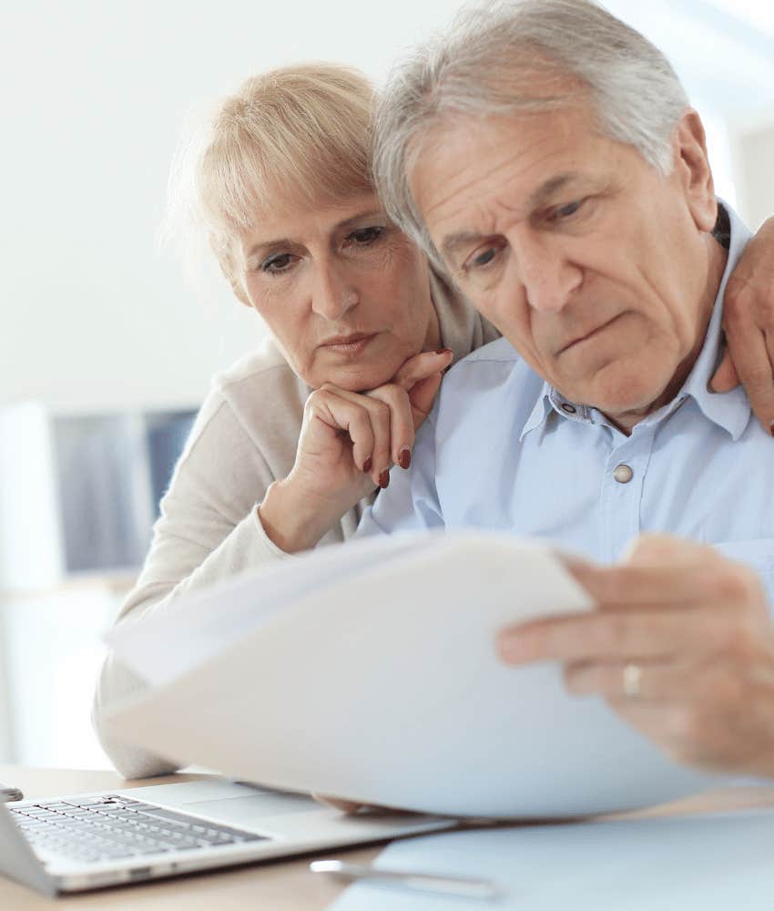 old couple who didn't recession-proof their retirement fund during the last recession
