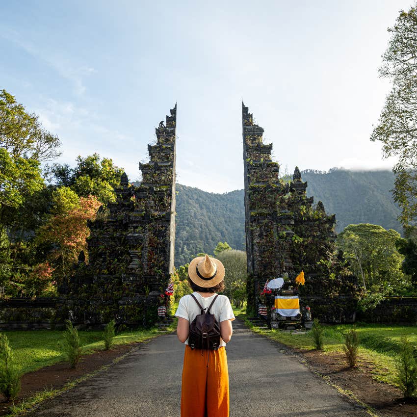 woman traveling