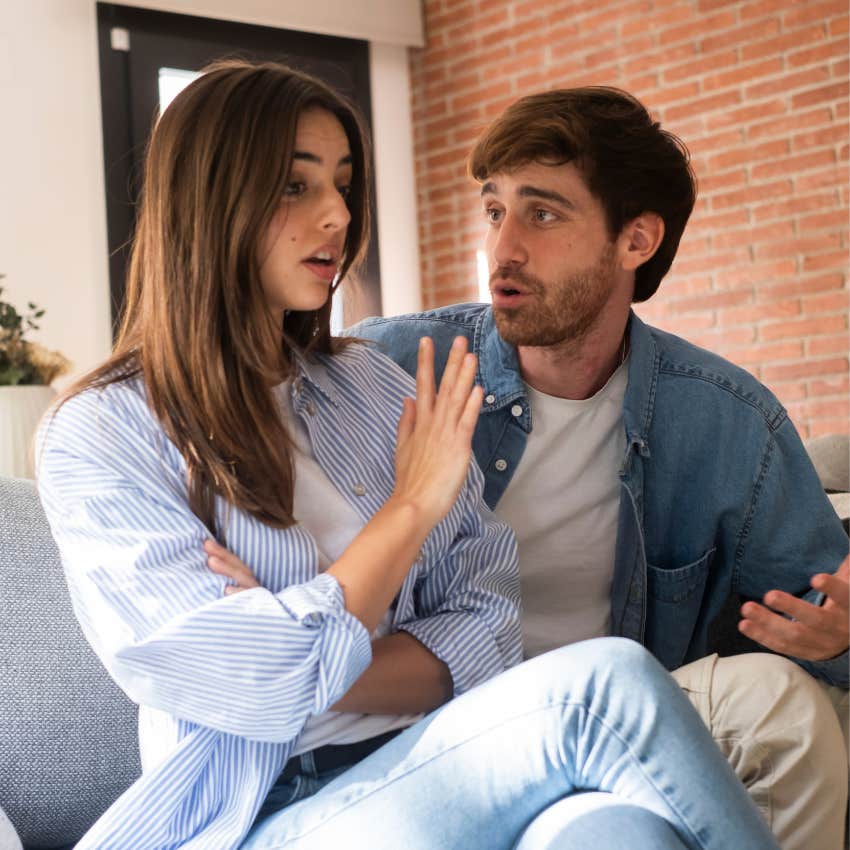 couple arguing whose relationship is way past saving