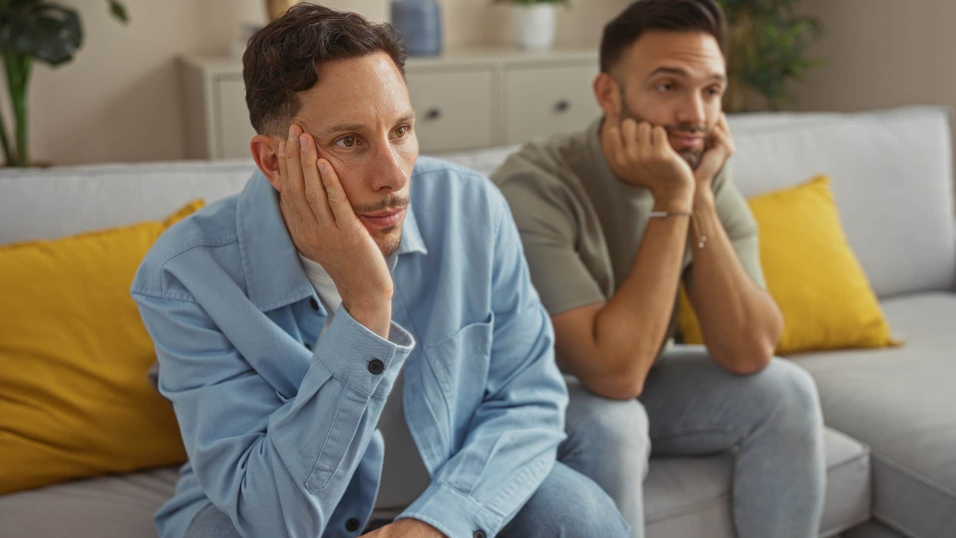 couple feeling too comfortable around each other