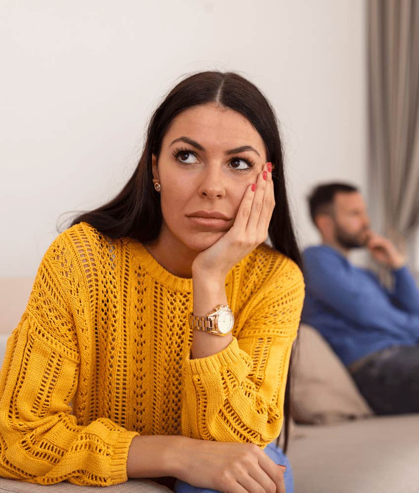 Unhappy wife believes sacrificing self respect is unconditional love