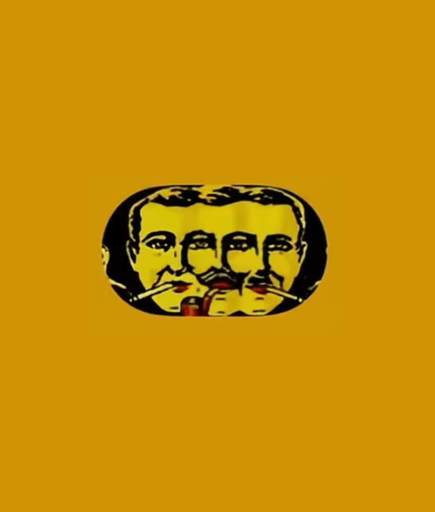 multi-faced man smoking visual personality test reveals the type of person you are at your core