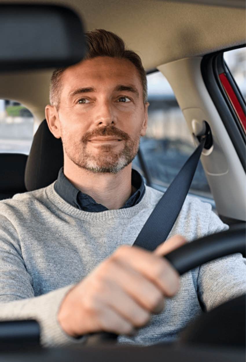man with better commute to work