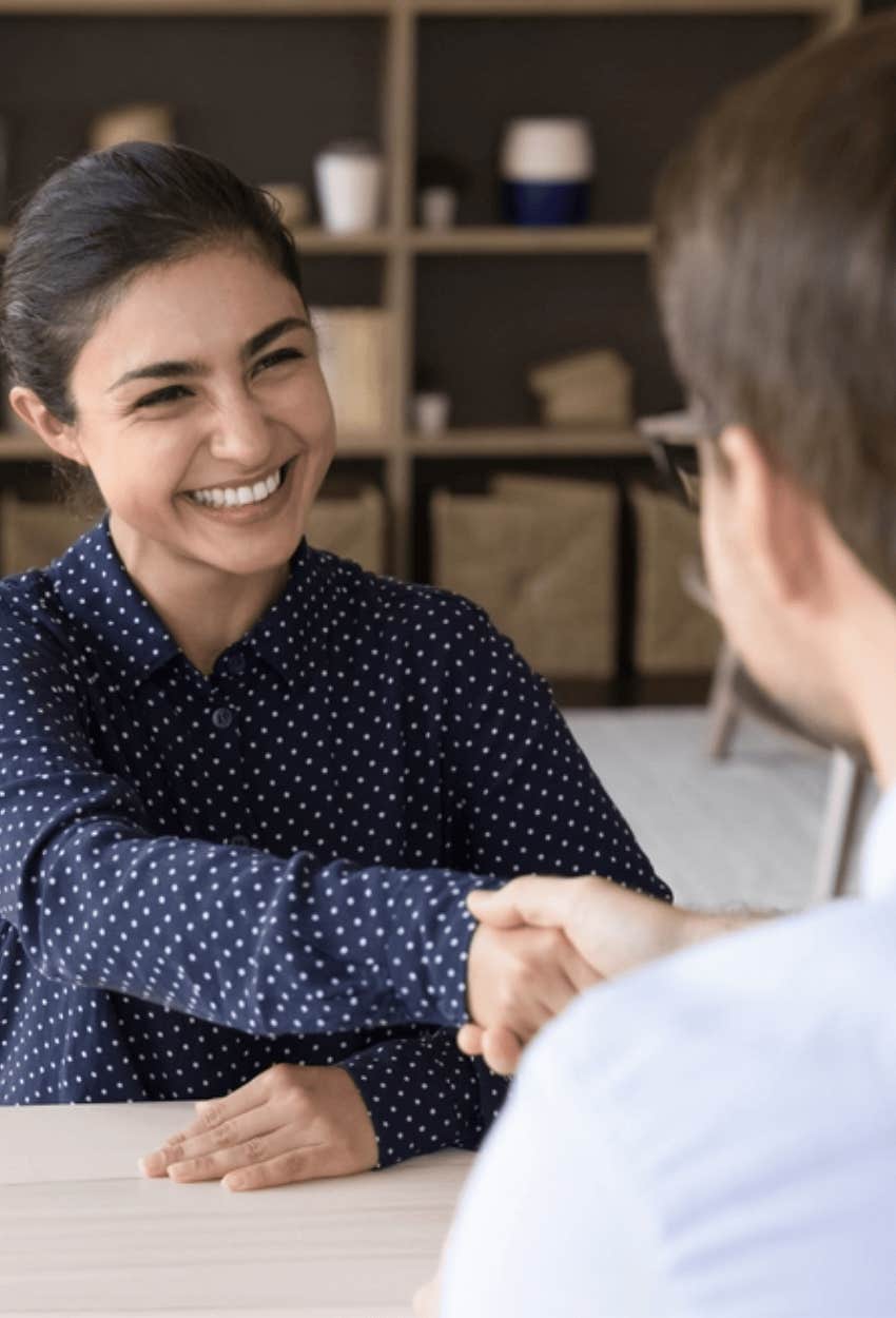 woman advancing in career 