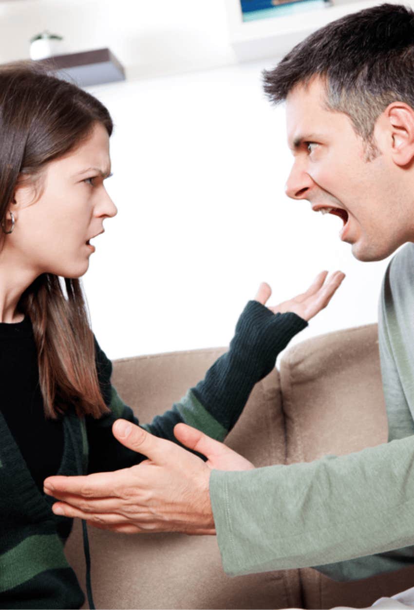 man changing voice from child-like to monstrous 
