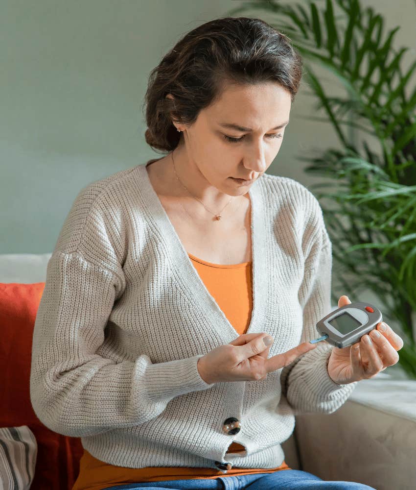 woman with diabetes, the most expensive health condition in the U.S.