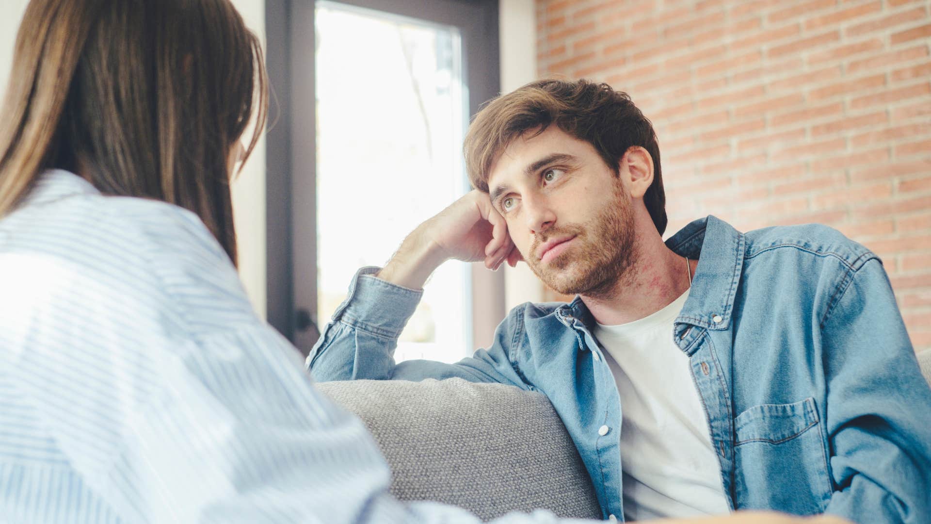 woman who makes partner feel safe by challenging mistrustful thoughts