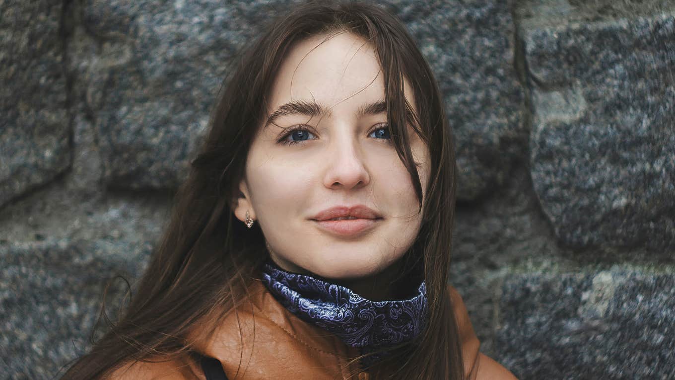 Woman becomes a new person.