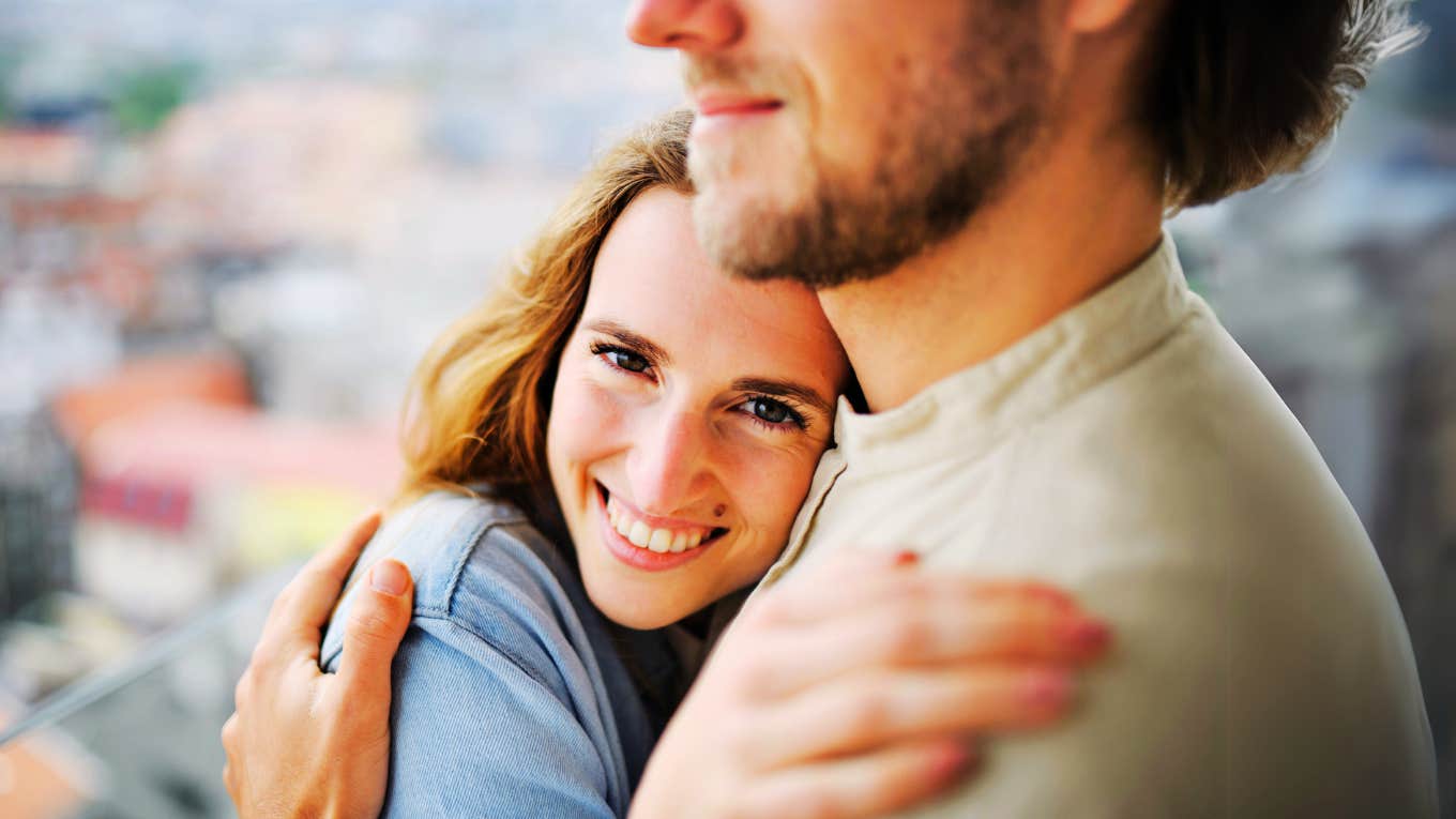 Couple who see's eye to eye with partner. 