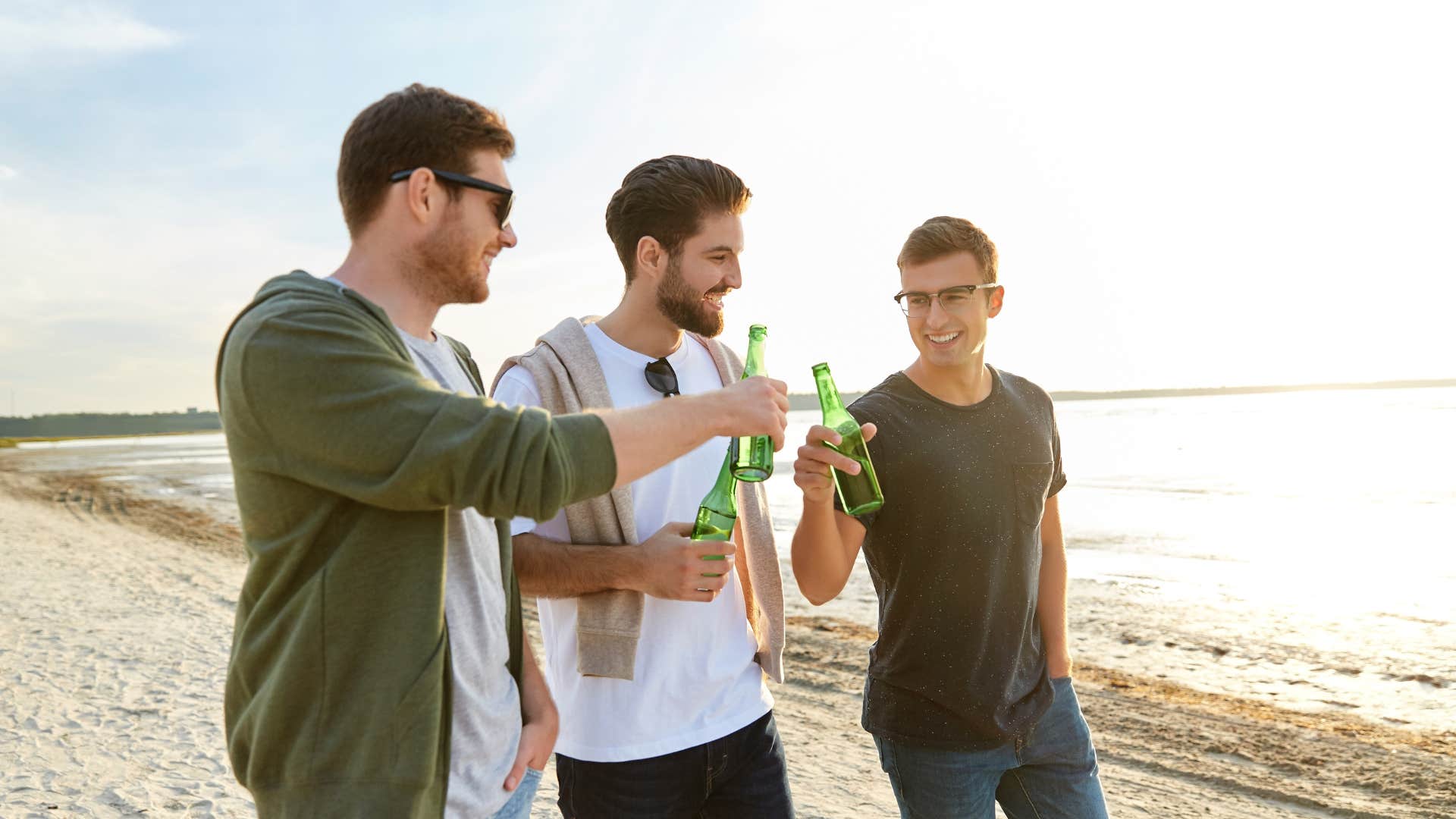 a man asks another man if he knows anyone around here
