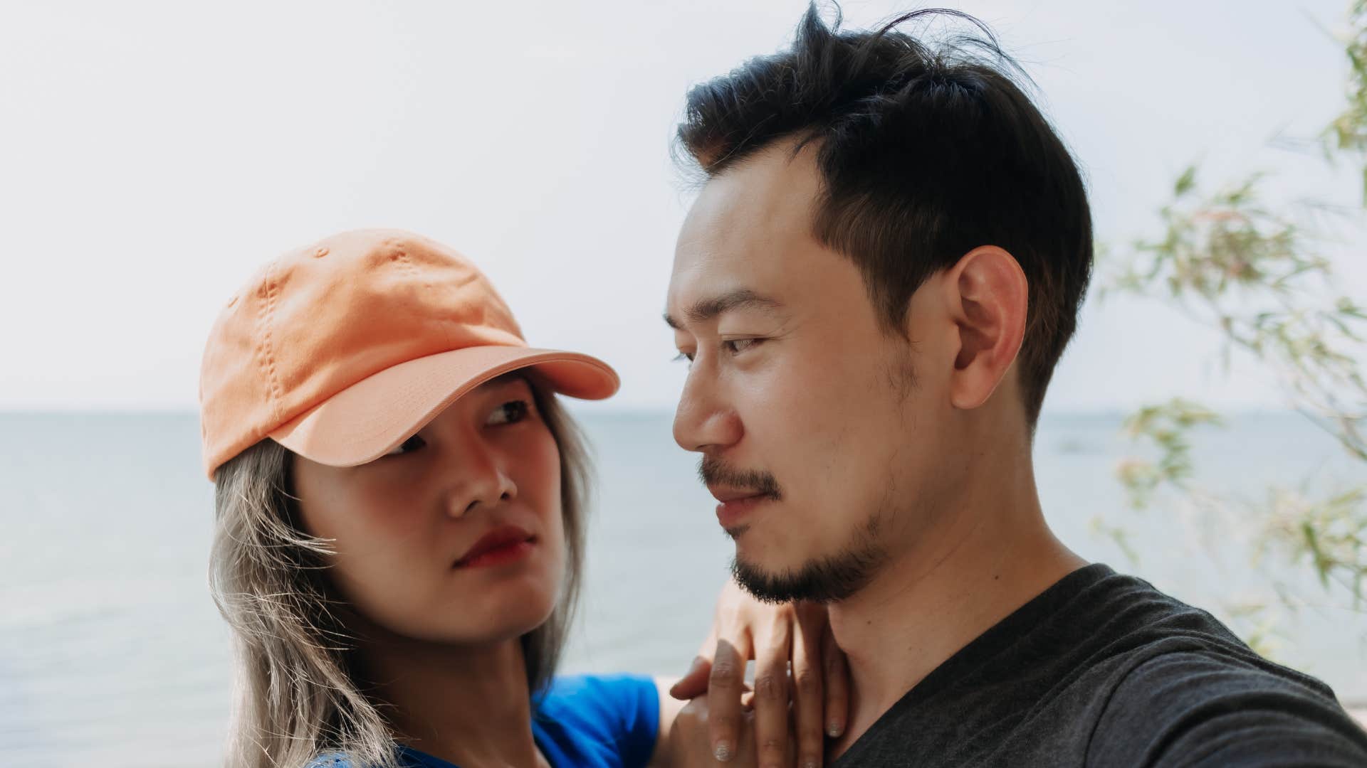 woman who is connected to her partner's emotions
