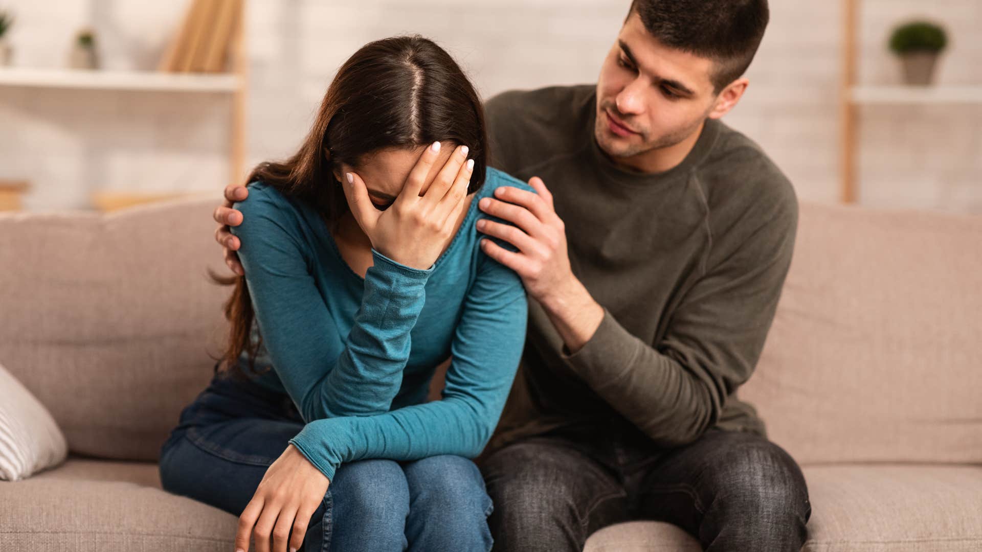 woman who feels more open and vulnerable