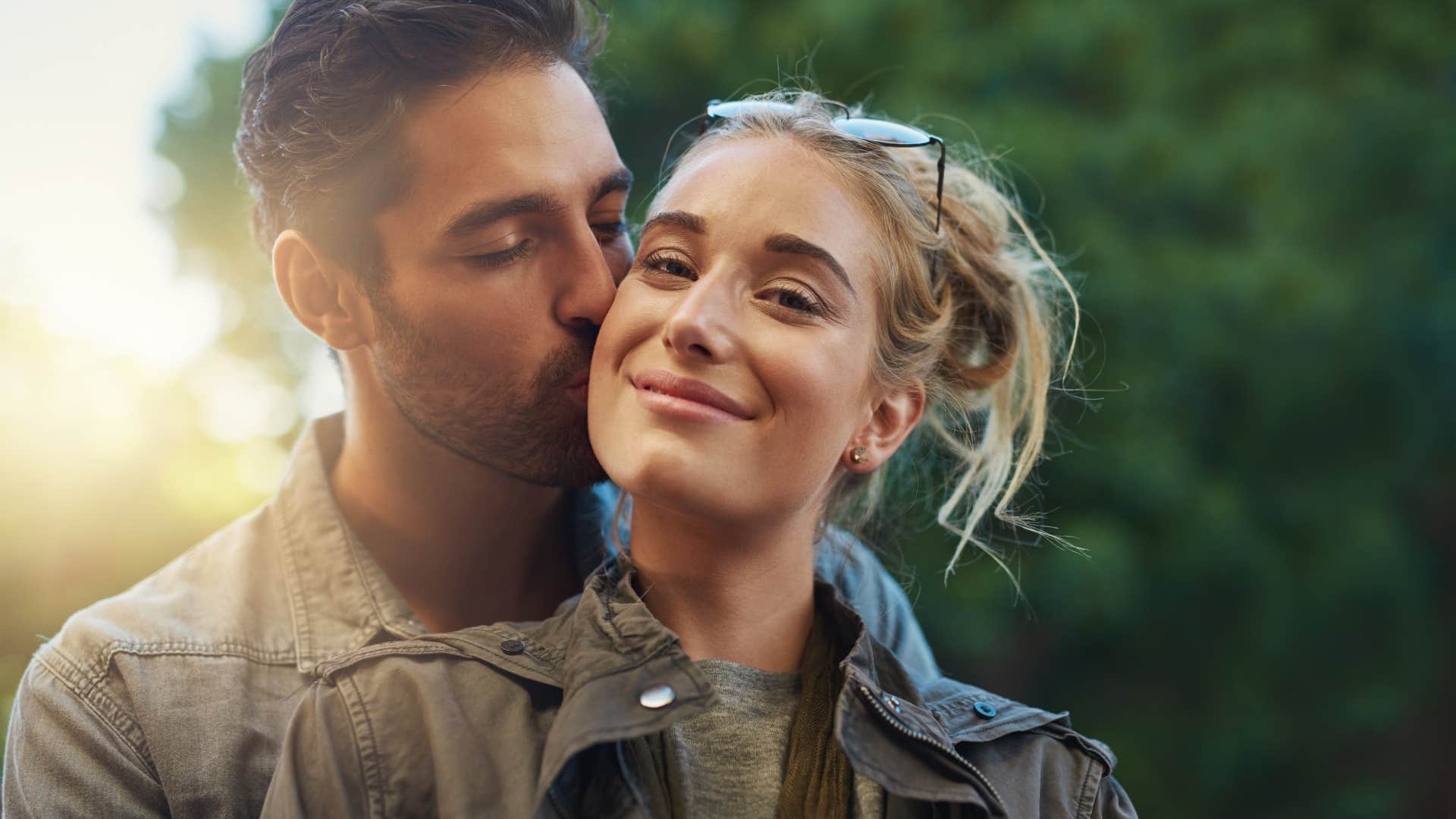 woman who has an unspoken communication with her partner