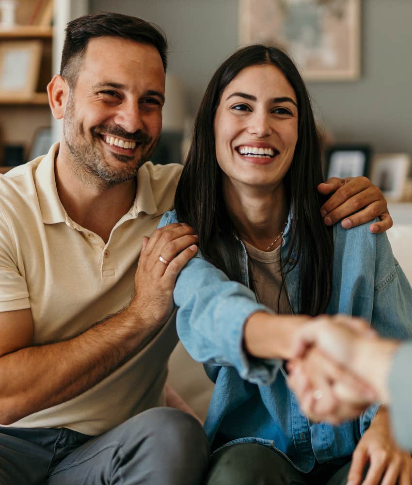Good guy supports partner's potential