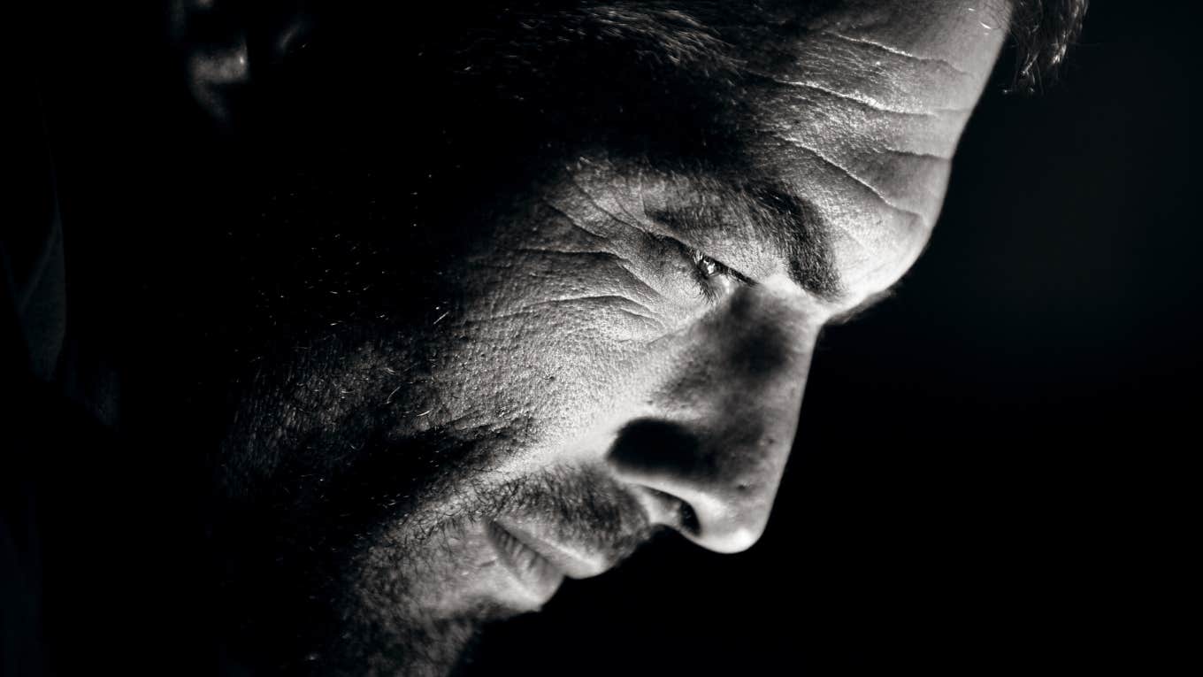 Man is deeply insecure.