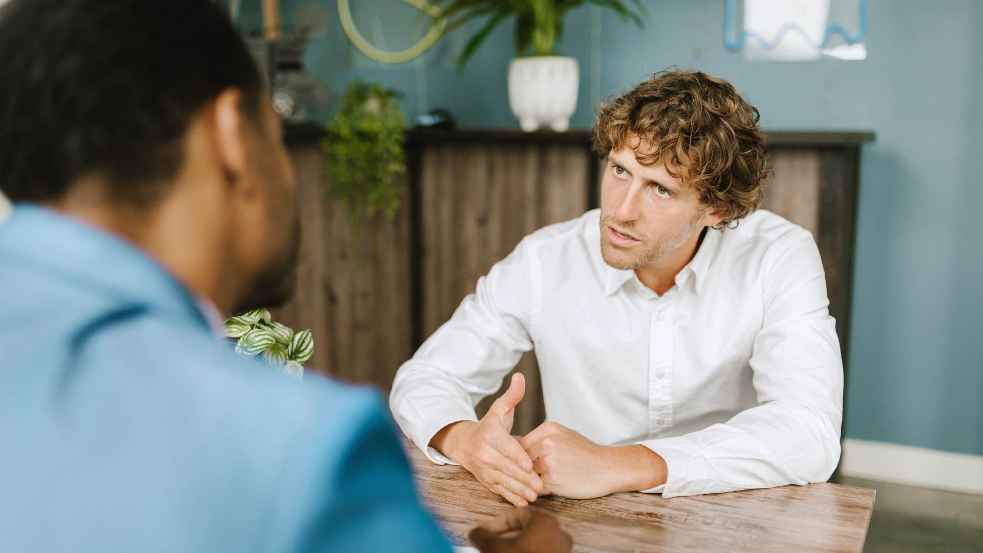 man who seems rude because he refuses to help