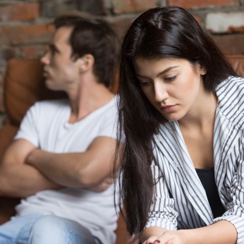 woman falling in love experiencing jealousy