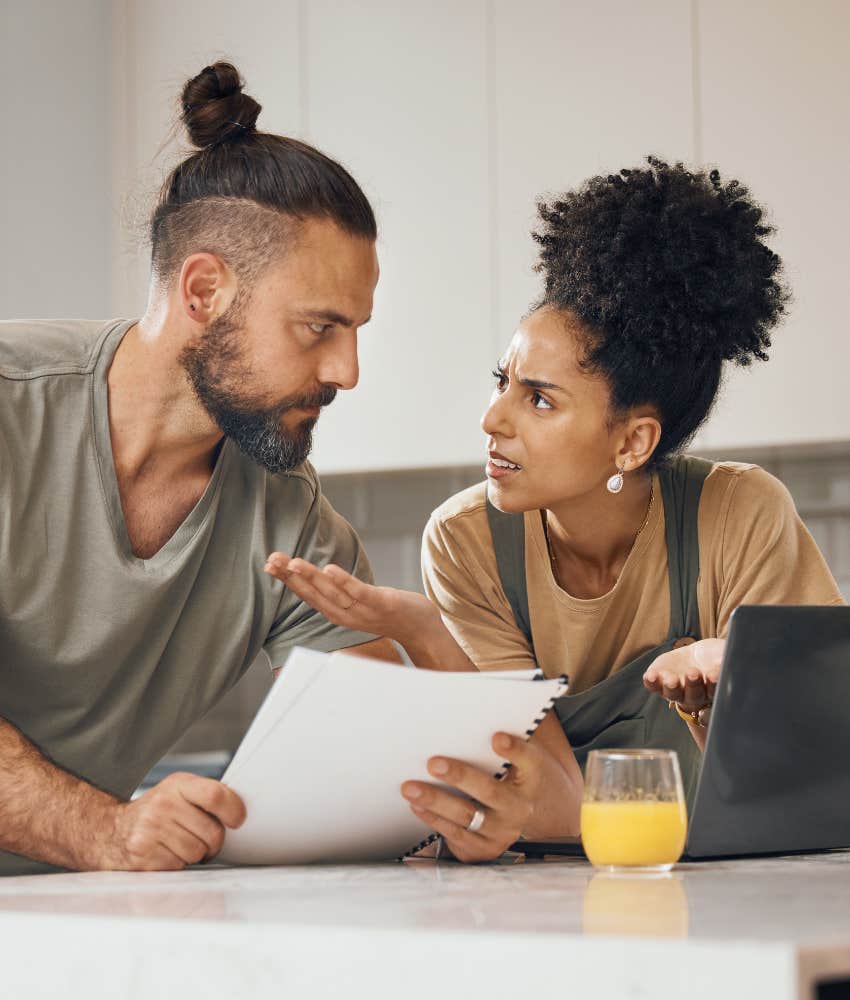 Classic gaslighter distorts the truth to partner