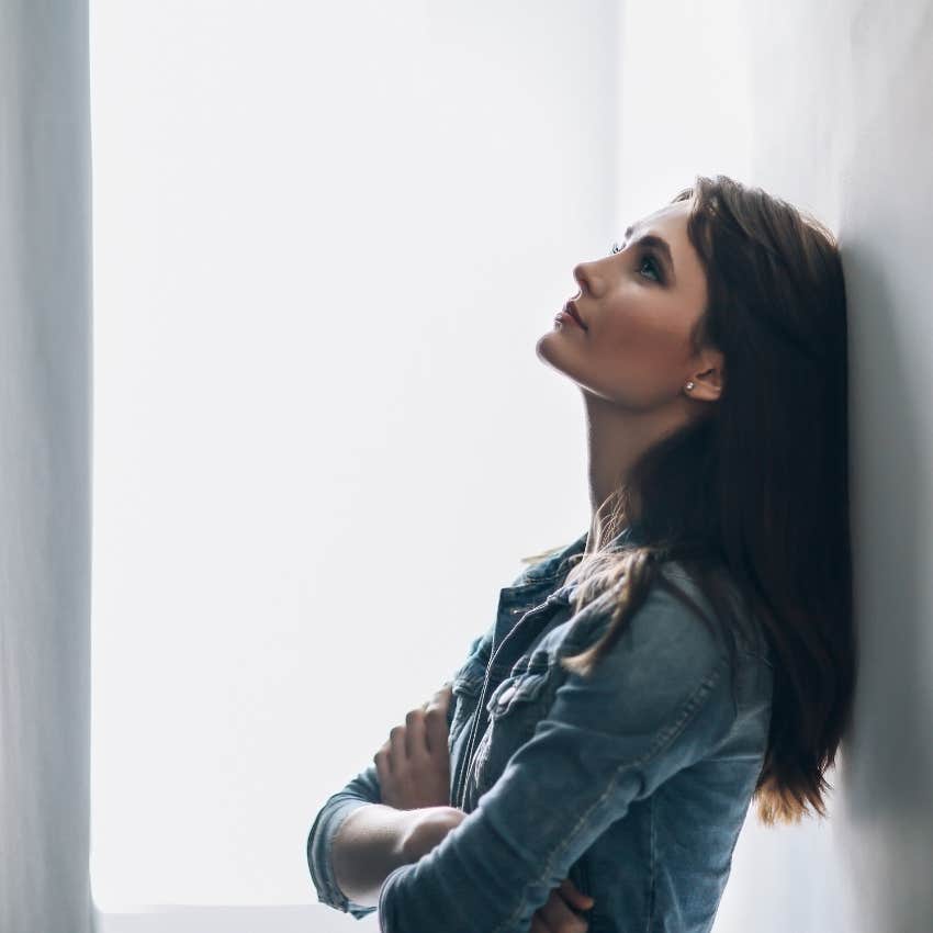 woman who suffered from emotional neglect being independent