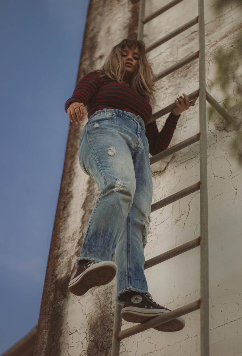 Woman who survives danger of climbing ladder is spiritually protected
