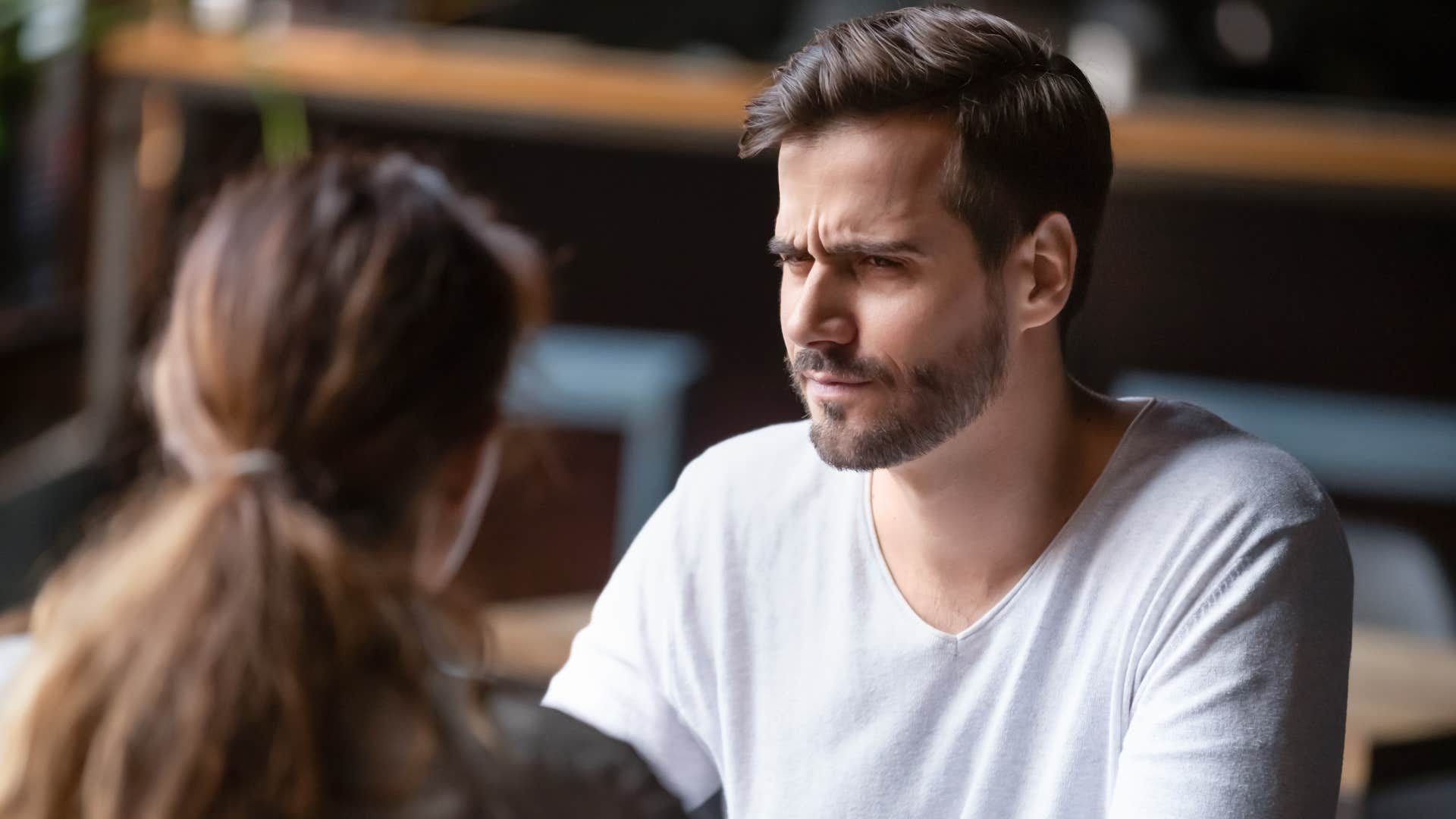 woman as a partner who feels unloved with man who has avoidant attachment style