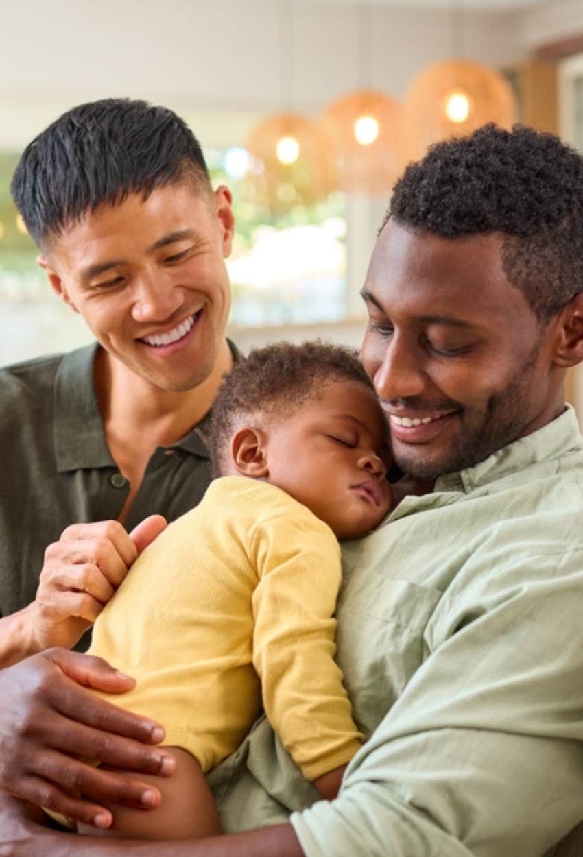 dads with new baby