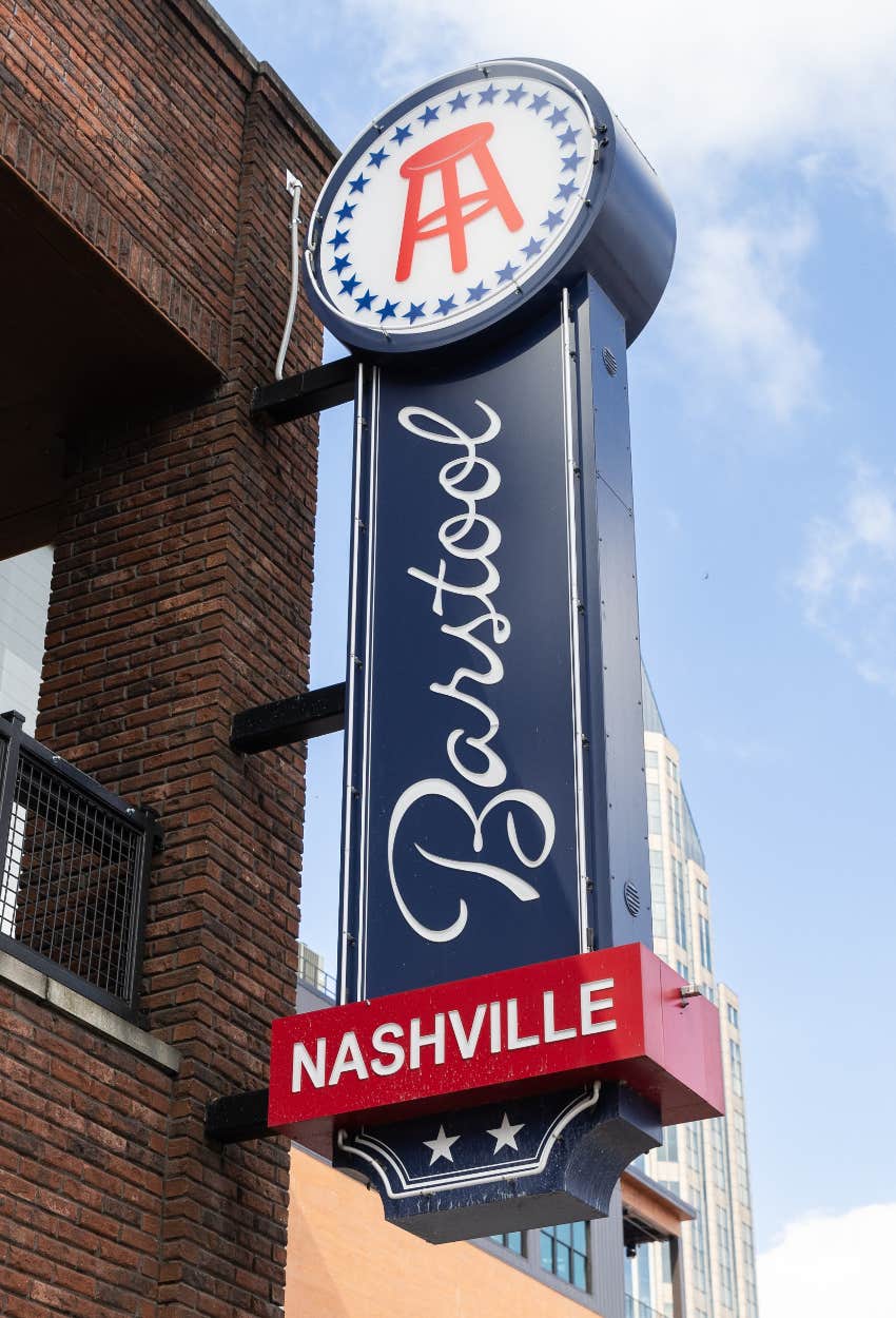Barstool sign