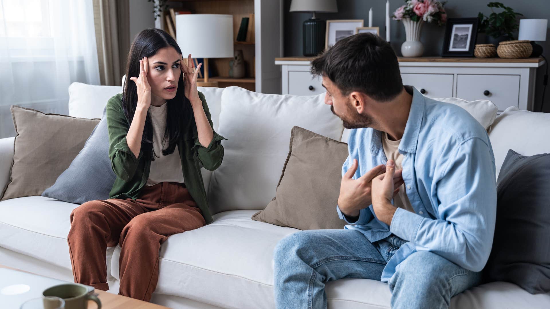 woman trying to save relationship remembering we are only human