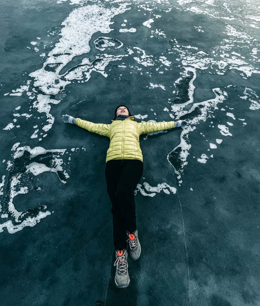 Empath connects with earth
