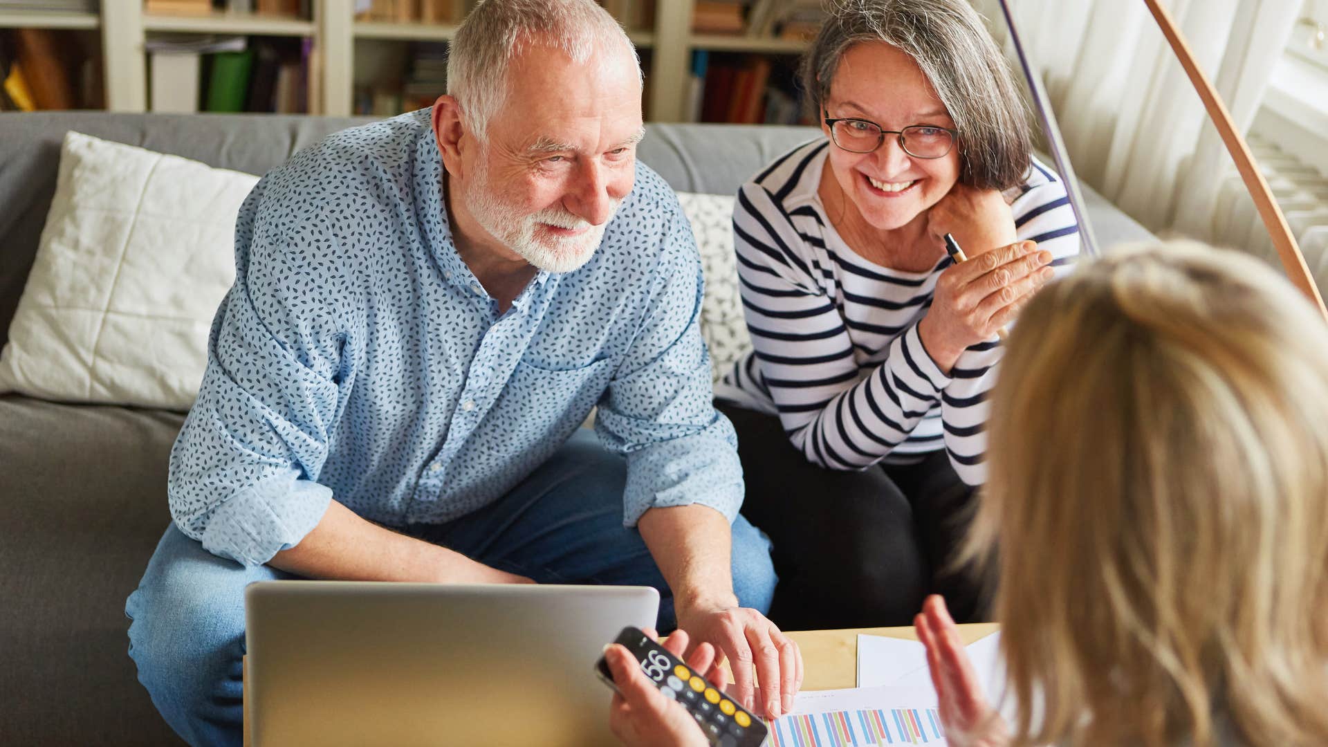 couple doing long-term financial planning