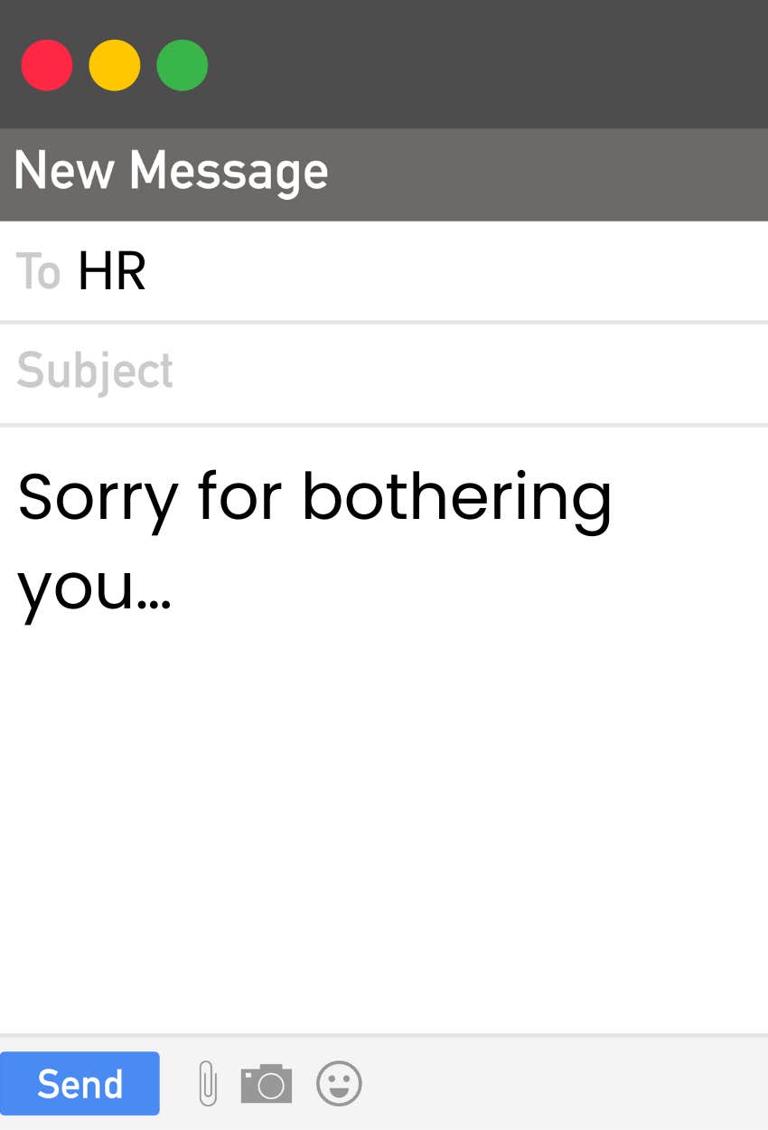 sorry bothering you email phrases hurt chances promotion