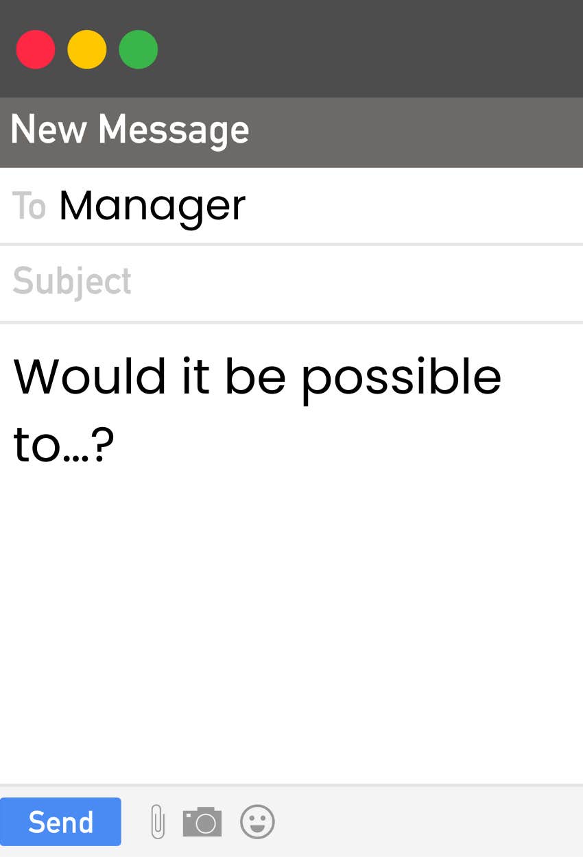 would be possible email phrases hurt chances promotion