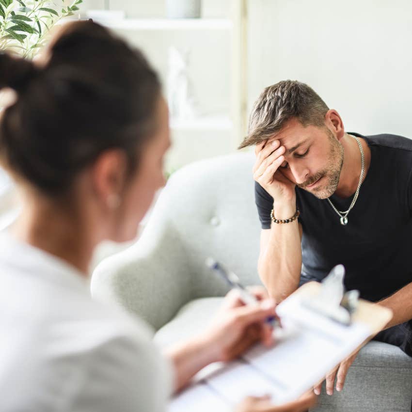 woman choosing to have empathy for man